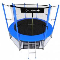 Батут i-JUMP 10ft 3,06м с нижней сетью и лестницей (blue)