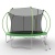 Батут с внутренней сеткой и лестницей EVO JUMP Internal 12ft (Green)